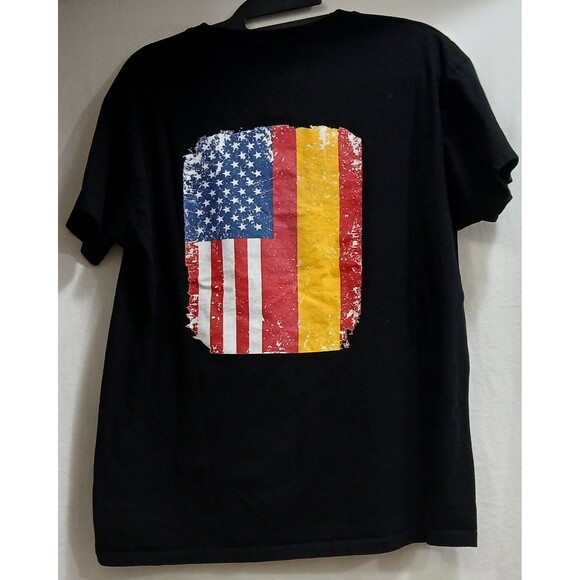 US Embassy Madrid Defense Attaché Office Men’s Large Black T-Shirt Double Sided - Picture 1 of 6